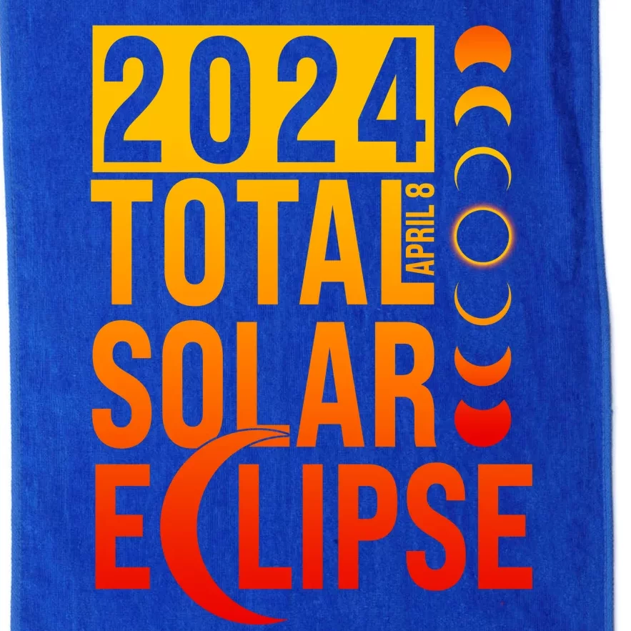 2024 Total Solar Eclipse April 8 Platinum Collection Golf Towel