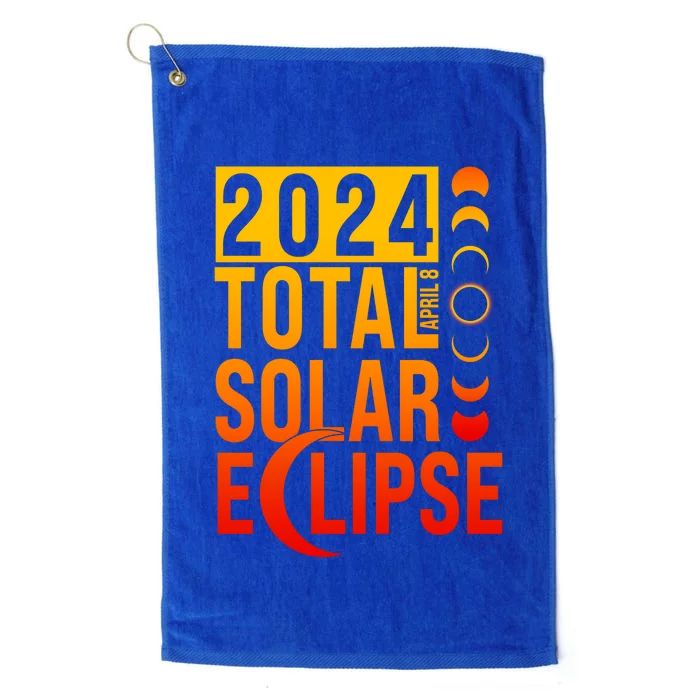 2024 Total Solar Eclipse April 8 Platinum Collection Golf Towel