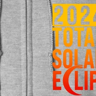 2024 Total Solar Eclipse April 8 Full Zip Hoodie