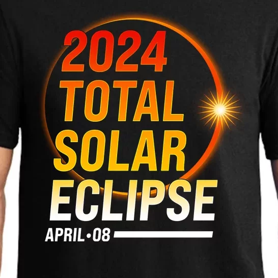 2024 Total Solar Eclipse April 08 2024 Pajama Set