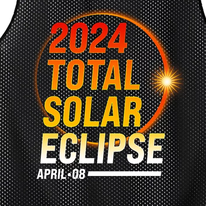 2024 Total Solar Eclipse April 08 2024 Mesh Reversible Basketball Jersey Tank