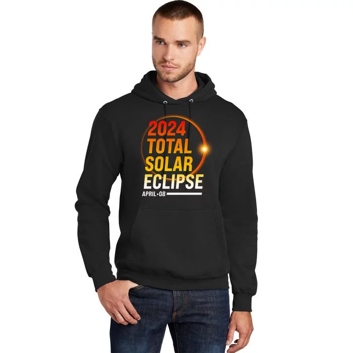 2024 Total Solar Eclipse April 08 2024 Tall Hoodie