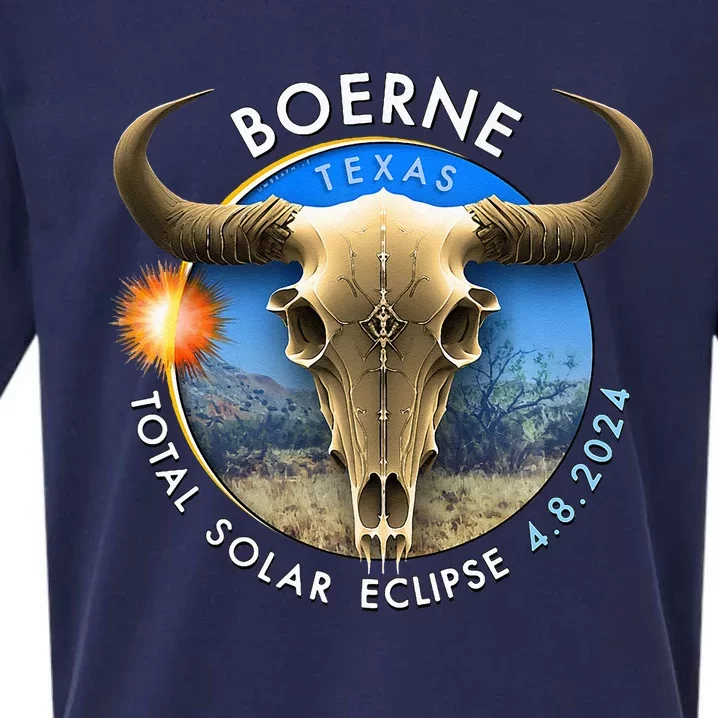 2024 Total Solar Eclipse Totality Boerne Texas 29 Sueded Cloud Jersey T-Shirt