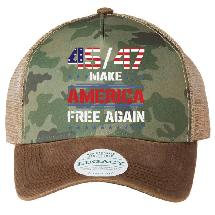 2024 Trump Save America Make America Free Again Gift Legacy Tie Dye Trucker Hat