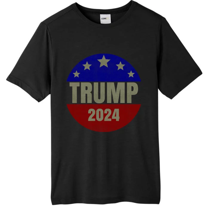 2024 Trump, Save America Again USA Flag ChromaSoft Performance T-Shirt