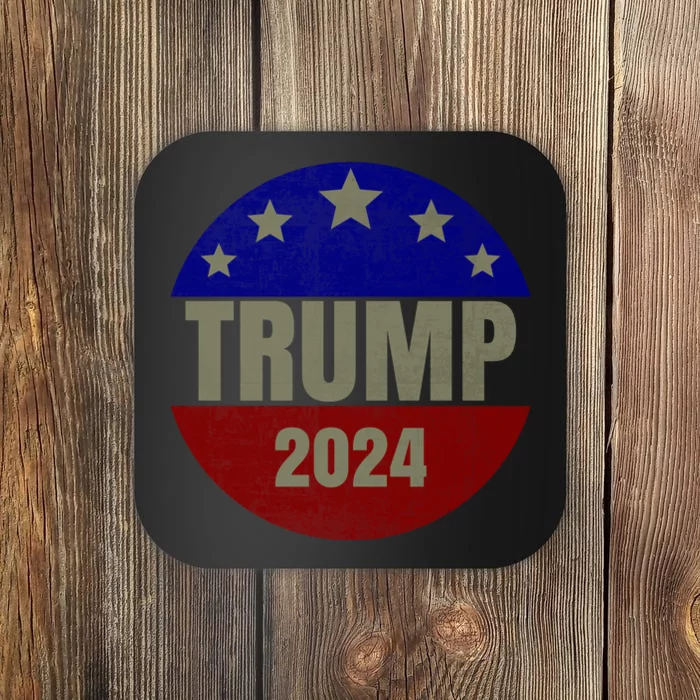 2024 Trump, Save America Again USA Flag Coaster