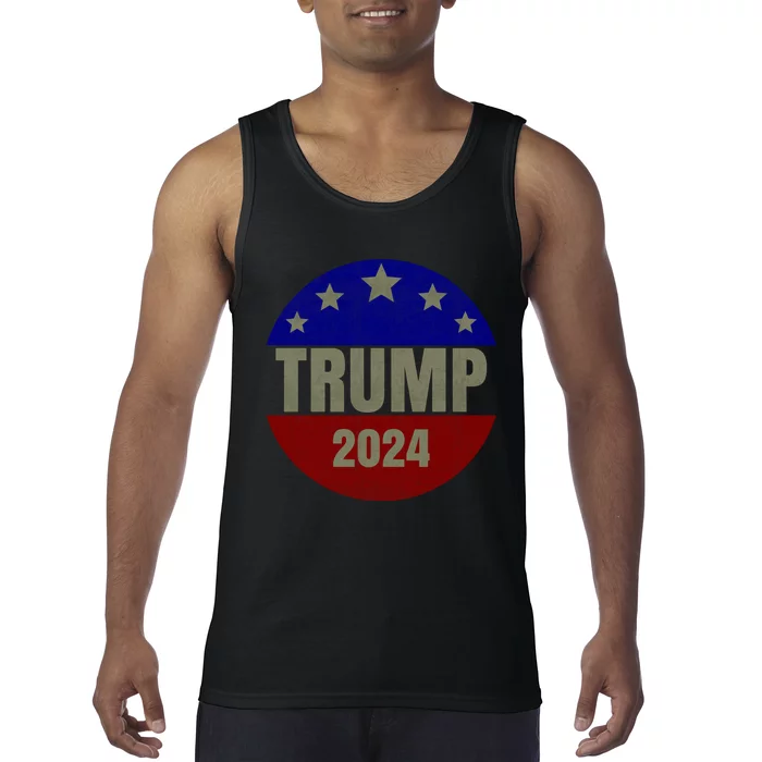 2024 Trump, Save America Again USA Flag Tank Top