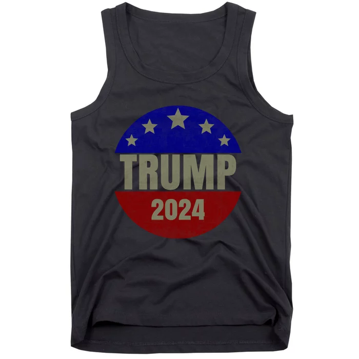 2024 Trump, Save America Again USA Flag Tank Top