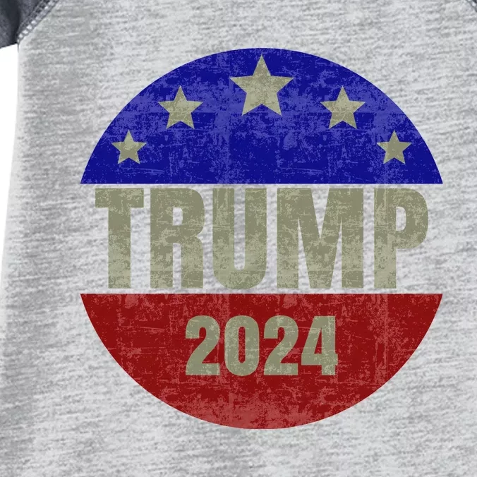 2024 Trump, Save America Again USA Flag Infant Baby Jersey Bodysuit