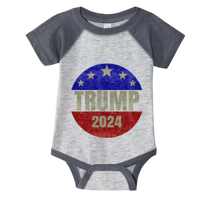 2024 Trump, Save America Again USA Flag Infant Baby Jersey Bodysuit