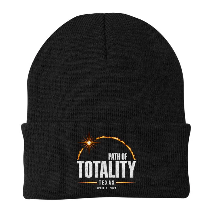 2024 Total Solar Eclipse Texas Total Eclipse 2024 Knit Cap Winter Beanie