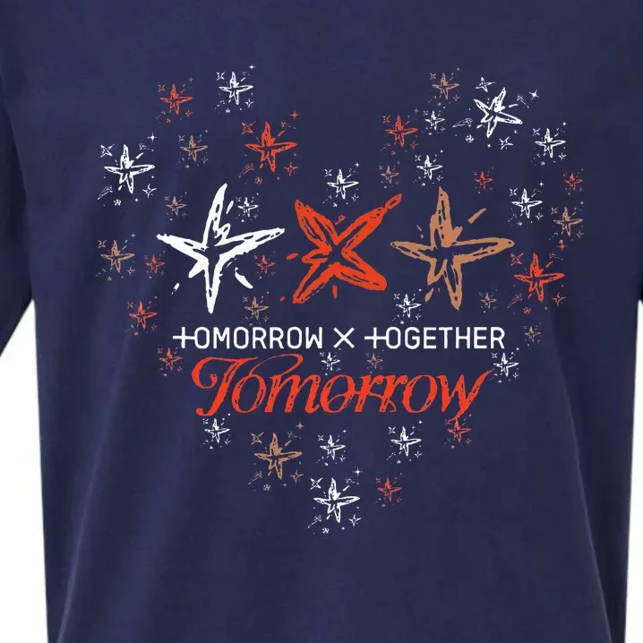 2024 Tomorrow Together Music Lover Fan Sueded Cloud Jersey T-Shirt