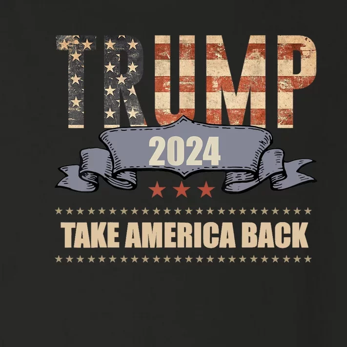 2024 Trump Take America Back Toddler Long Sleeve Shirt