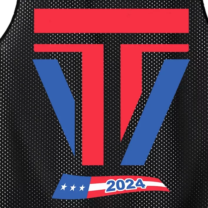 2024 Trump Vance Mesh Reversible Basketball Jersey Tank