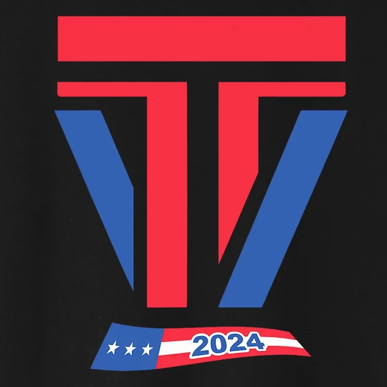 2024 Trump Vance Women's Crop Top Tee