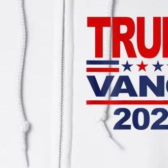 2024 Trump Vance Presidential Election Full Zip Hoodie