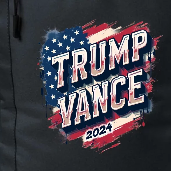 2024 Trump Vance Usa Flag Drip Daily Commute Backpack