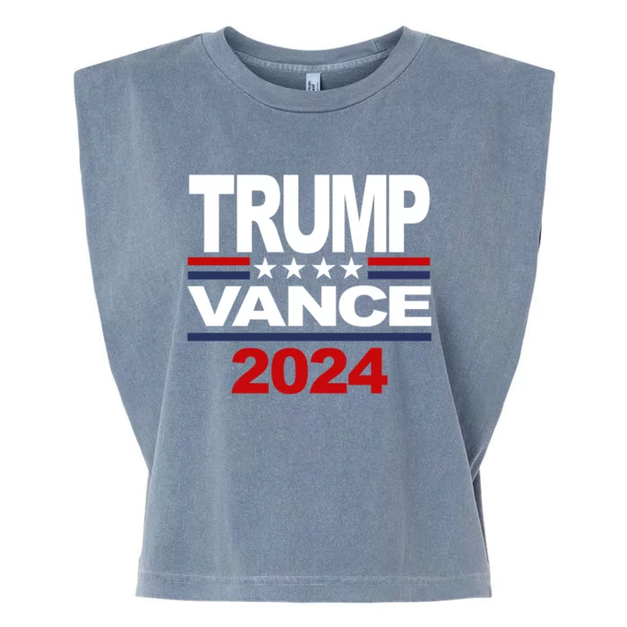 2024 Trump Vance Presidential Election Garment-Dyed Women's Muscle Tee