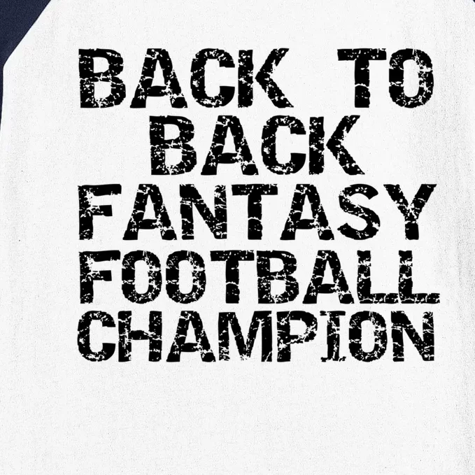 2 Time Winner Quote Back To Back Fantasy Football Champion Great Gift Baseball Sleeve Shirt