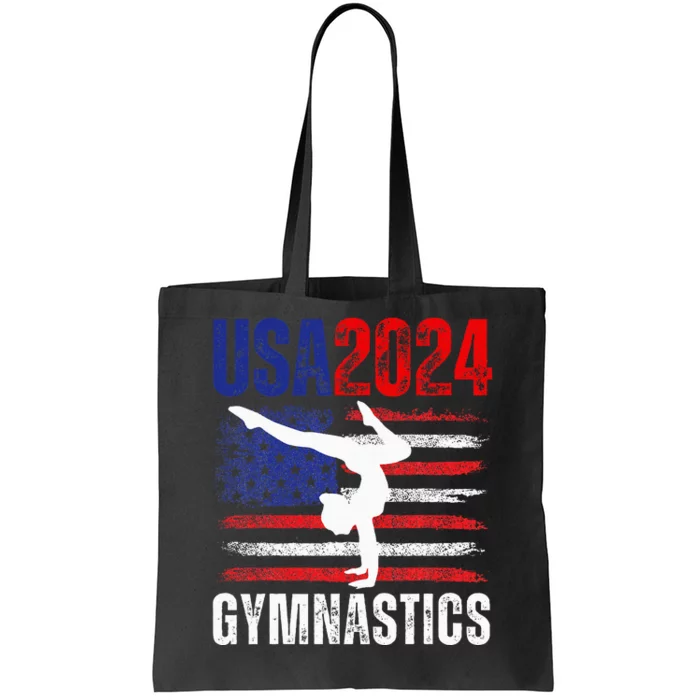 2024 Usa American Flag Gymnastics Gymnast Tote Bag