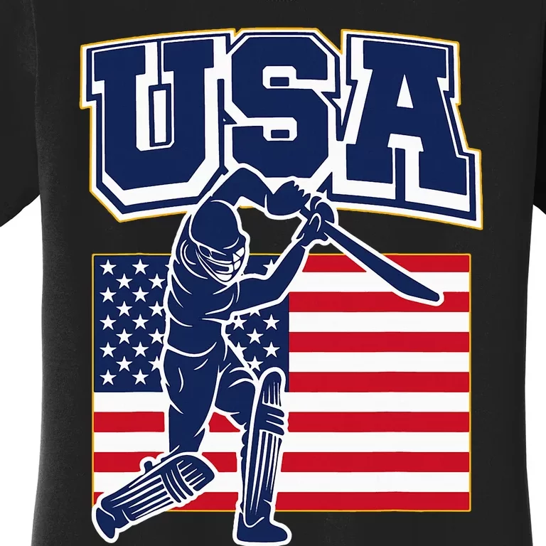 2024 Usa Cricket Jersey T20 Cricket 2024 Usa Cricket Fans Women's T-Shirt