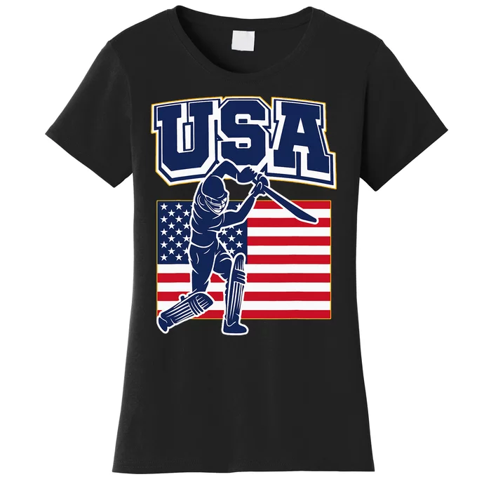 2024 Usa Cricket Jersey T20 Cricket 2024 Usa Cricket Fans Women's T-Shirt