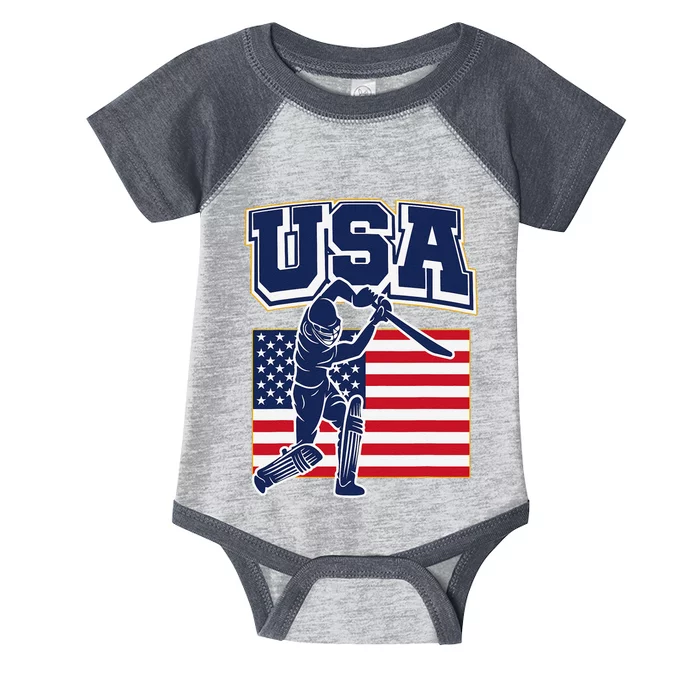 2024 Usa Cricket Jersey T20 Cricket 2024 Usa Cricket Fans Infant Baby Jersey Bodysuit