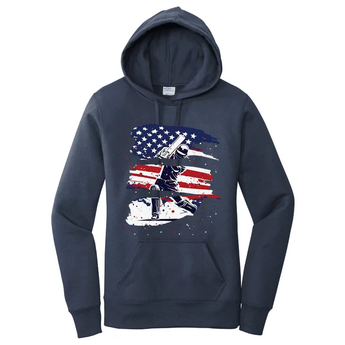 2024 Usa Cricket Jersey America Cricket In Usa Women's Pullover Hoodie