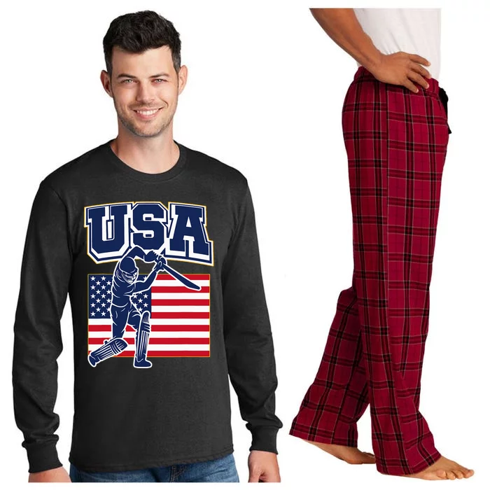 2024 Usa Cricket Jersey T20 Cricket 2024 Usa Long Sleeve Pajama Set