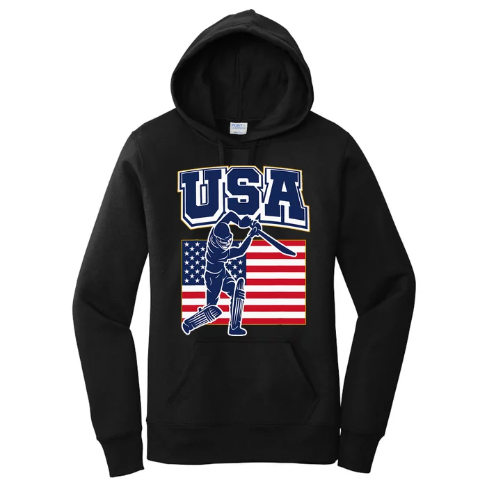 2024 Usa Cricket Jersey T20 Cricket 2024 Usa Women's Pullover Hoodie