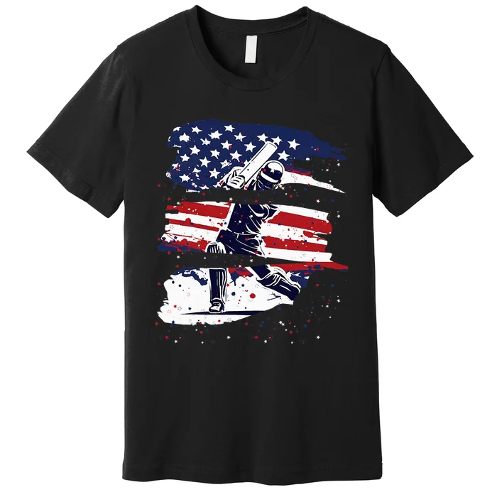 2024 Usa Cricket Jersey America Cricket In Usa Premium T-Shirt