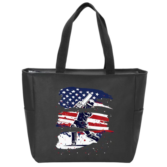 2024 Usa Cricket Jersey America Cricket In Usa Zip Tote Bag