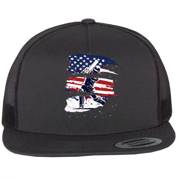 2024 Usa Cricket Jersey America Cricket In Usa Flat Bill Trucker Hat