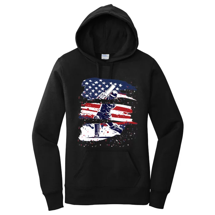 2024 Usa Cricket Jersey America Cricket In Usa Women's Pullover Hoodie