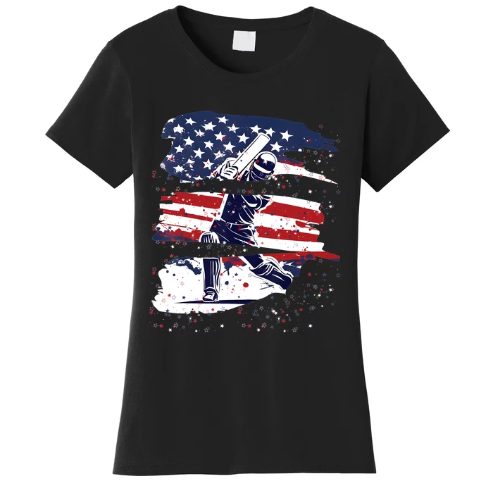 2024 Usa Cricket Jersey America Cricket In Usa Women's T-Shirt