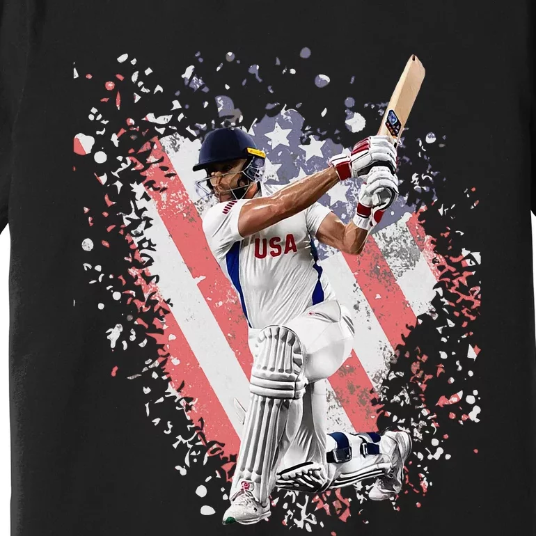 2024 Usa Cricket Jersey America Premium T-Shirt