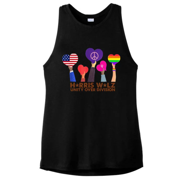 2024 Unity Over Division Ladies Tri-Blend Wicking Tank