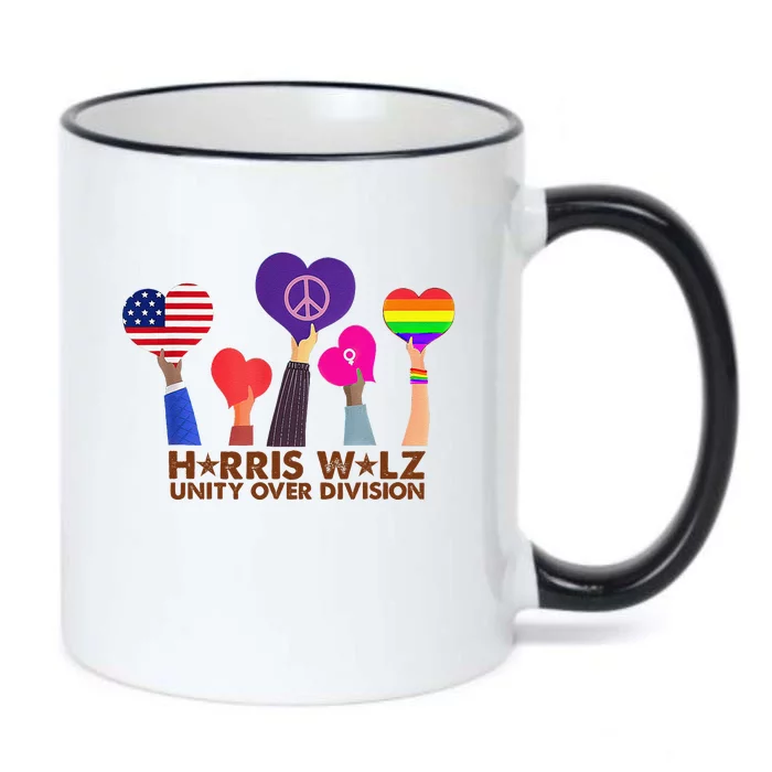 2024 Unity Over Division Black Color Changing Mug