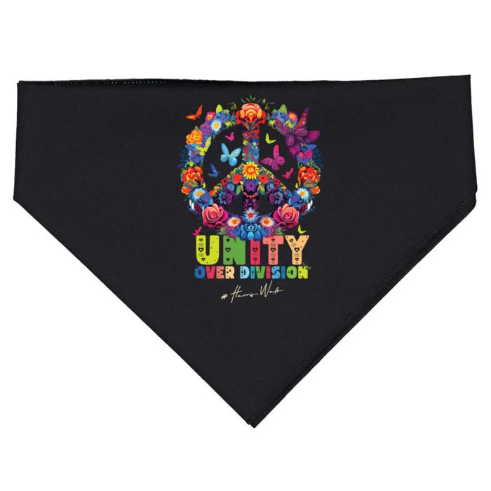 2024 Unity Over Division USA-Made Doggie Bandana