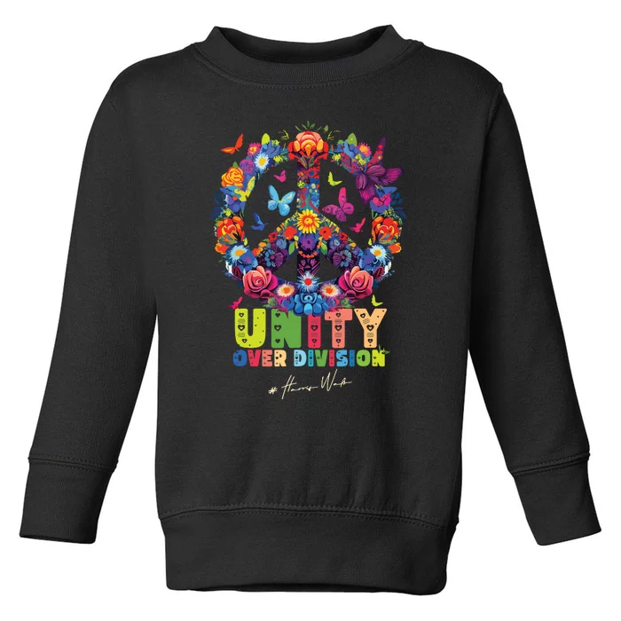 2024 Unity Over Division Toddler Sweatshirt