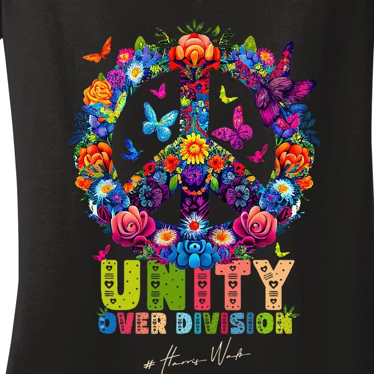 2024 Unity Over Division Women's V-Neck T-Shirt