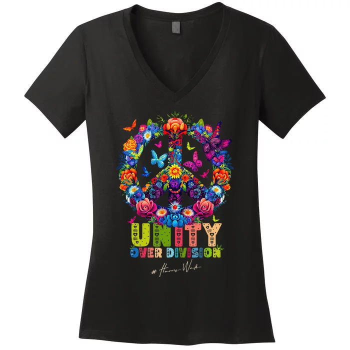 2024 Unity Over Division Women's V-Neck T-Shirt