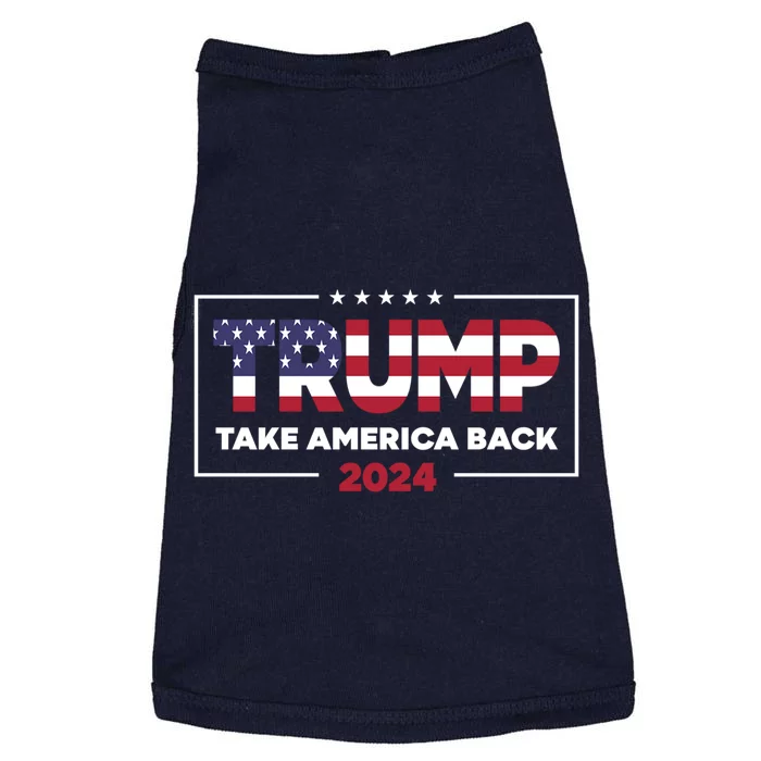 2024 Usa President Election Trump 2024 Take America Back Doggie Tank