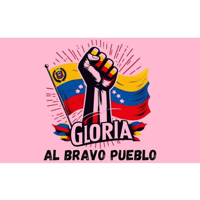 2024 Venezuela Gloria Al Bravo Venezuelan People Bumper Sticker