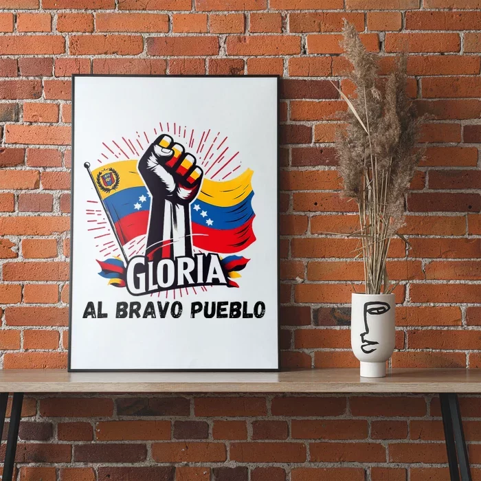 2024 Venezuela Gloria Al Bravo Venezuelan People Poster