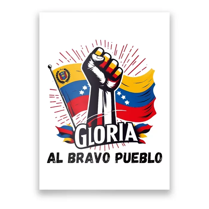 2024 Venezuela Gloria Al Bravo Venezuelan People Poster