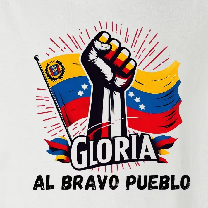 2024 Venezuela Gloria Al Bravo Venezuelan People Toddler Long Sleeve Shirt