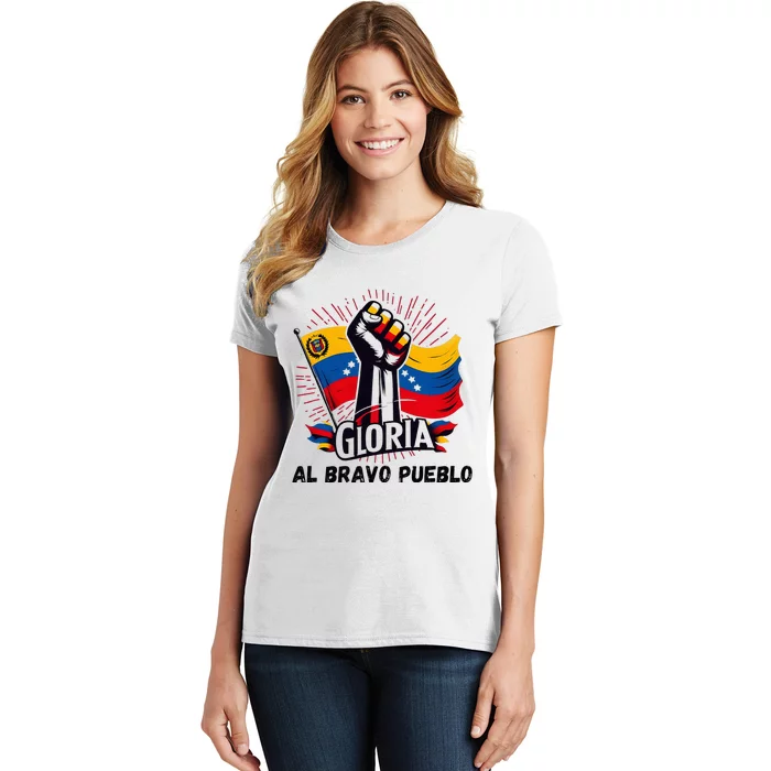 2024 Venezuela Gloria Al Bravo Venezuelan People Women's T-Shirt