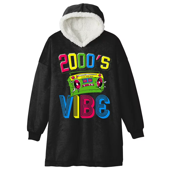 2000S Vibe Hip Hop Costume Party Nostalgia Hooded Wearable Blanket