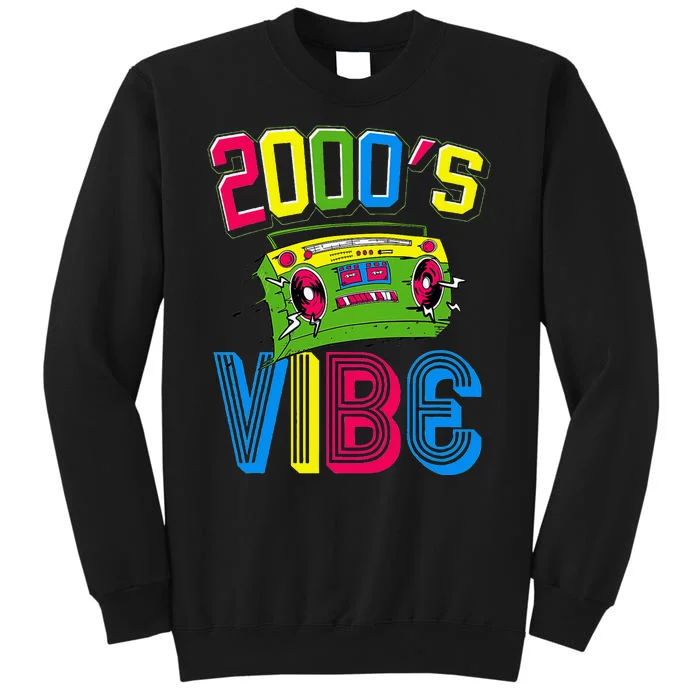 2000S Vibe Hip Hop Costume Party Nostalgia Tall Sweatshirt